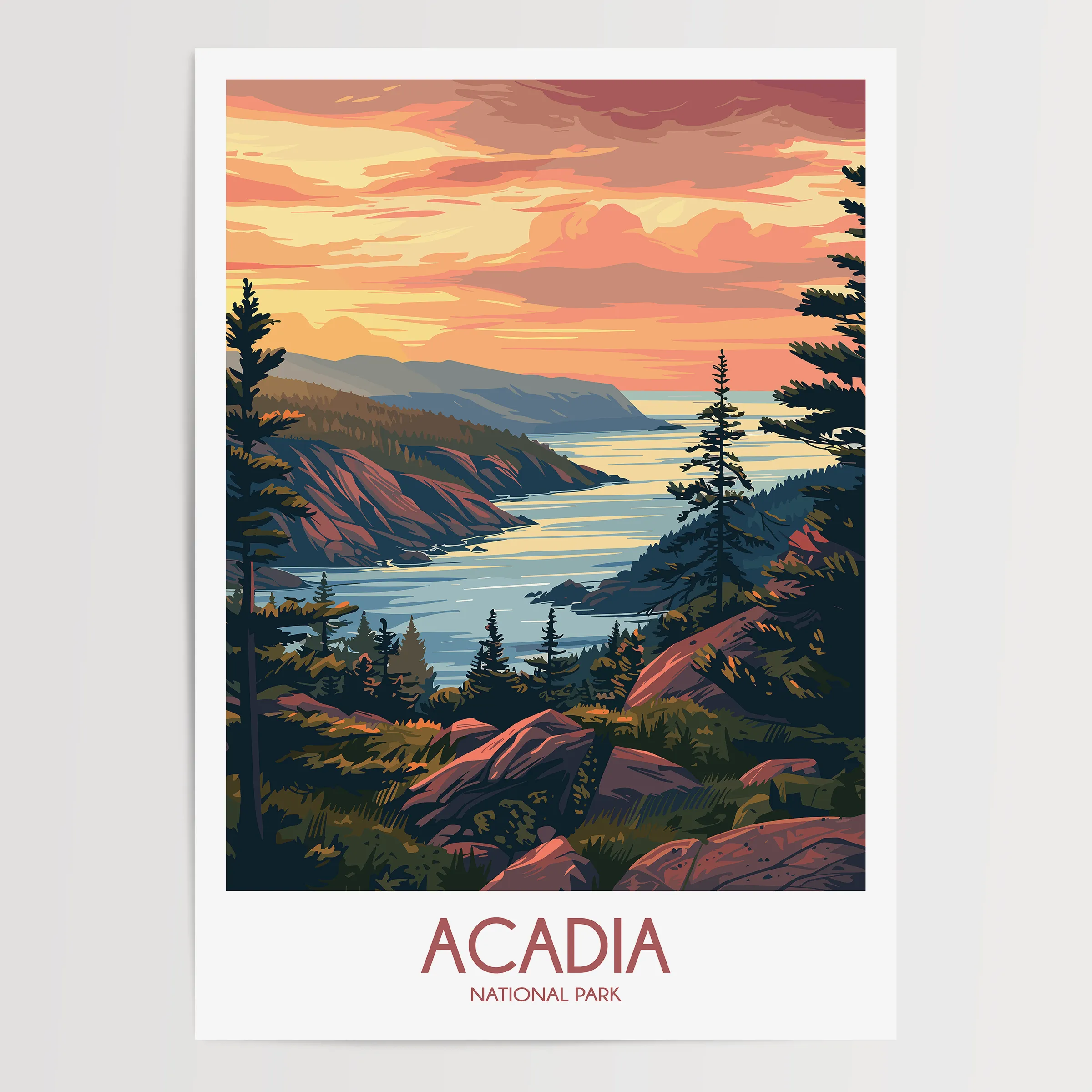 Acadia Minimalist Wall Art