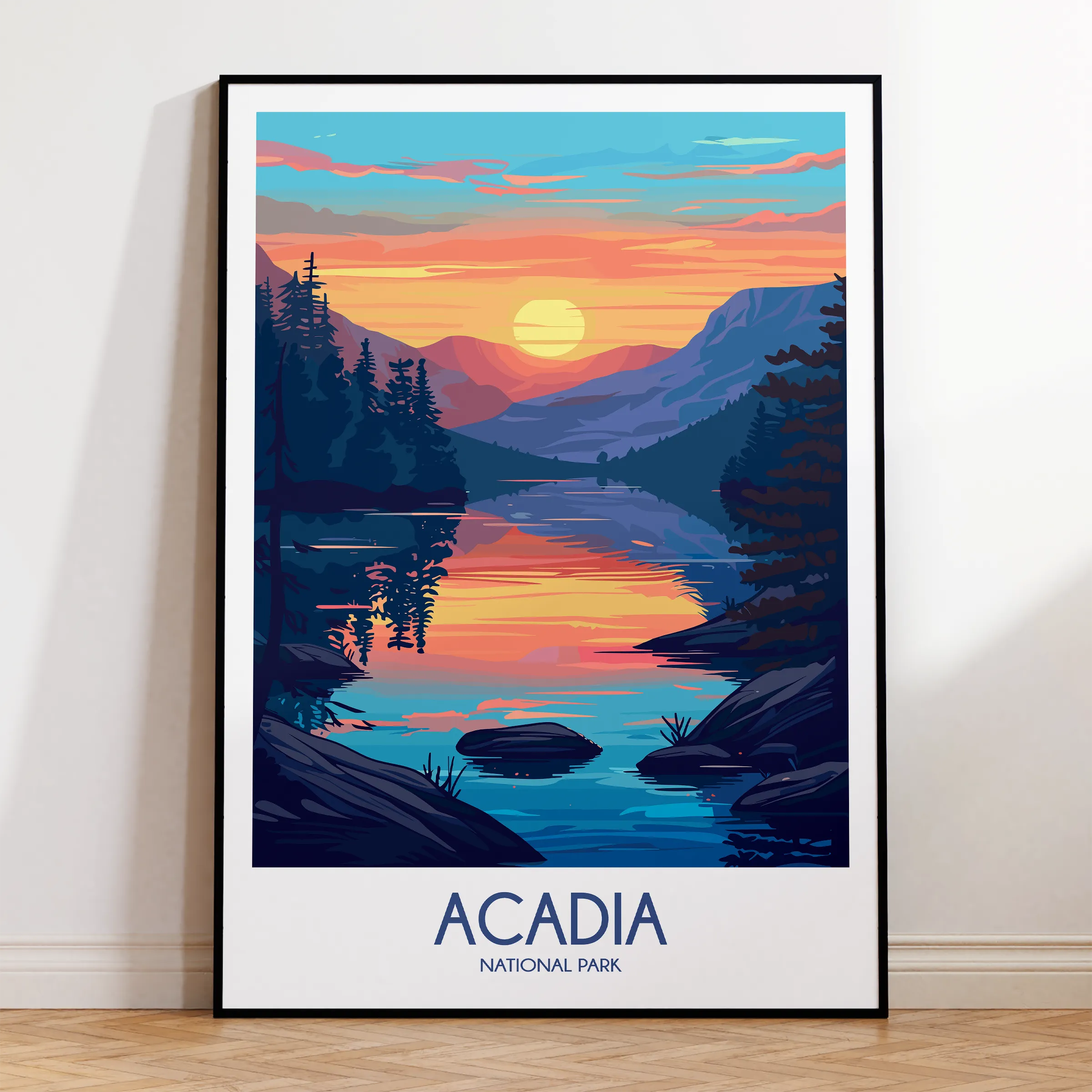 Acadia Scenic Landscape Art