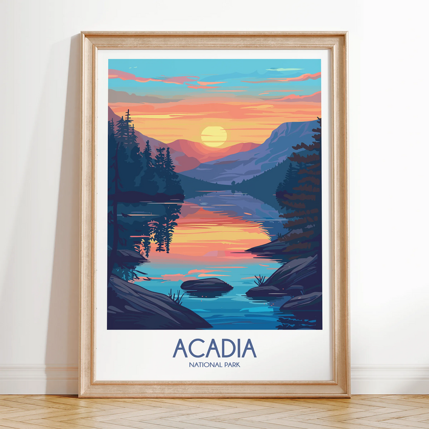 Acadia Souvenir Poster Print