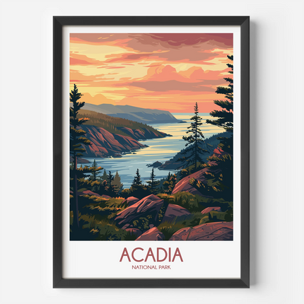 Acadia Souvenir Poster Print