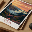 Acadia Vintage Style Print