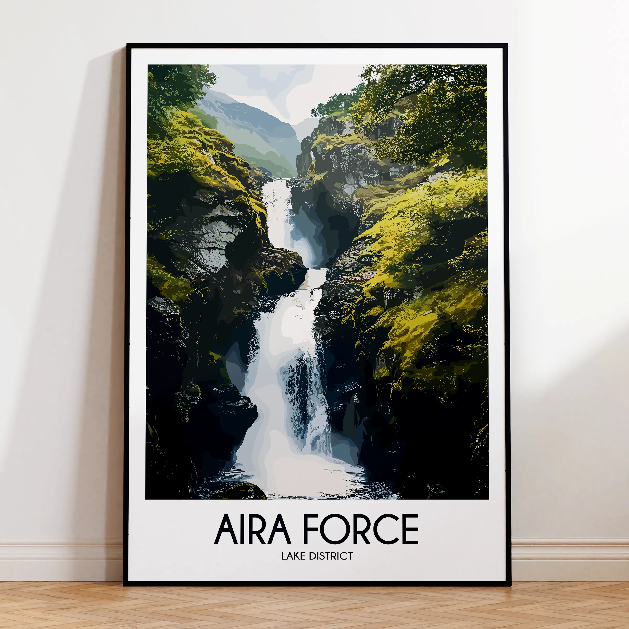 Aira Force Retro Travel Illustration