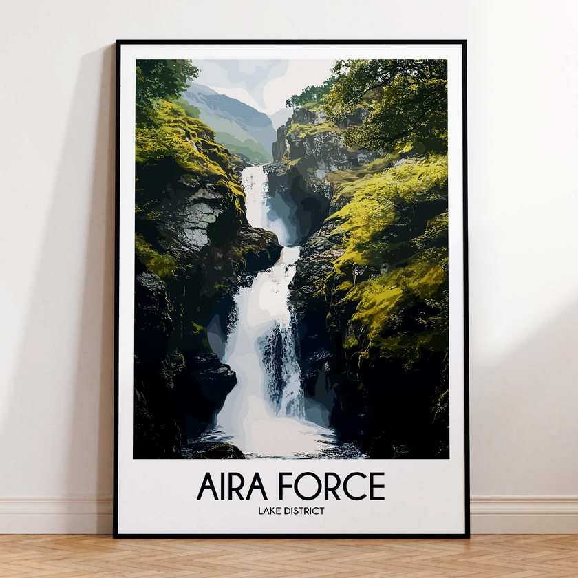 Aira Force Retro Travel Illustration