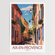 Aix-En-Provence Minimalist Wall Art