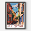 Aix-En-Provence Souvenir Poster Print