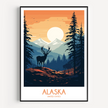 Alaska Destination Art Gift