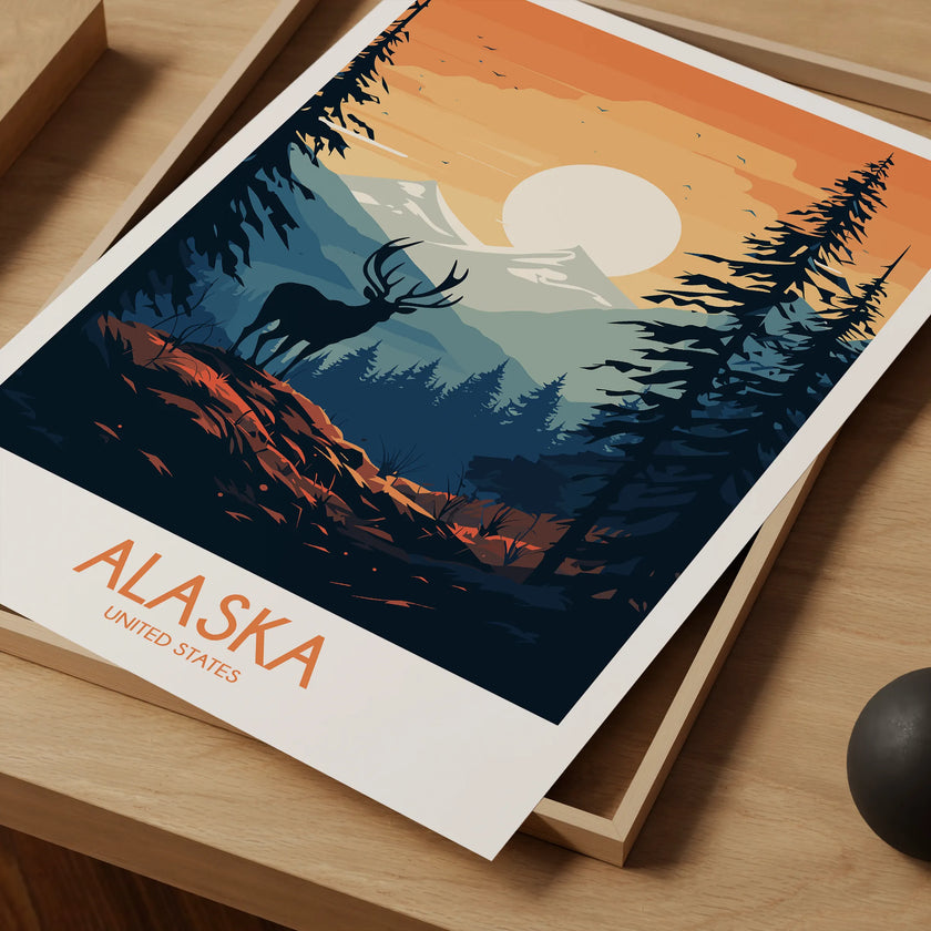 Alaska Scenic Landscape Art