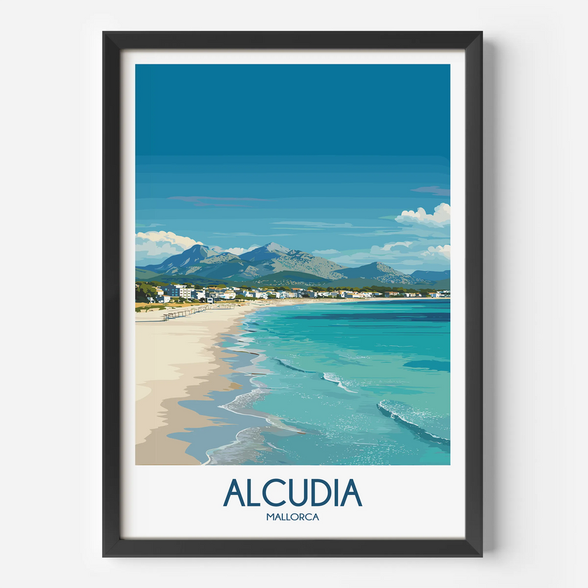 Alcudia Destination Art Gift