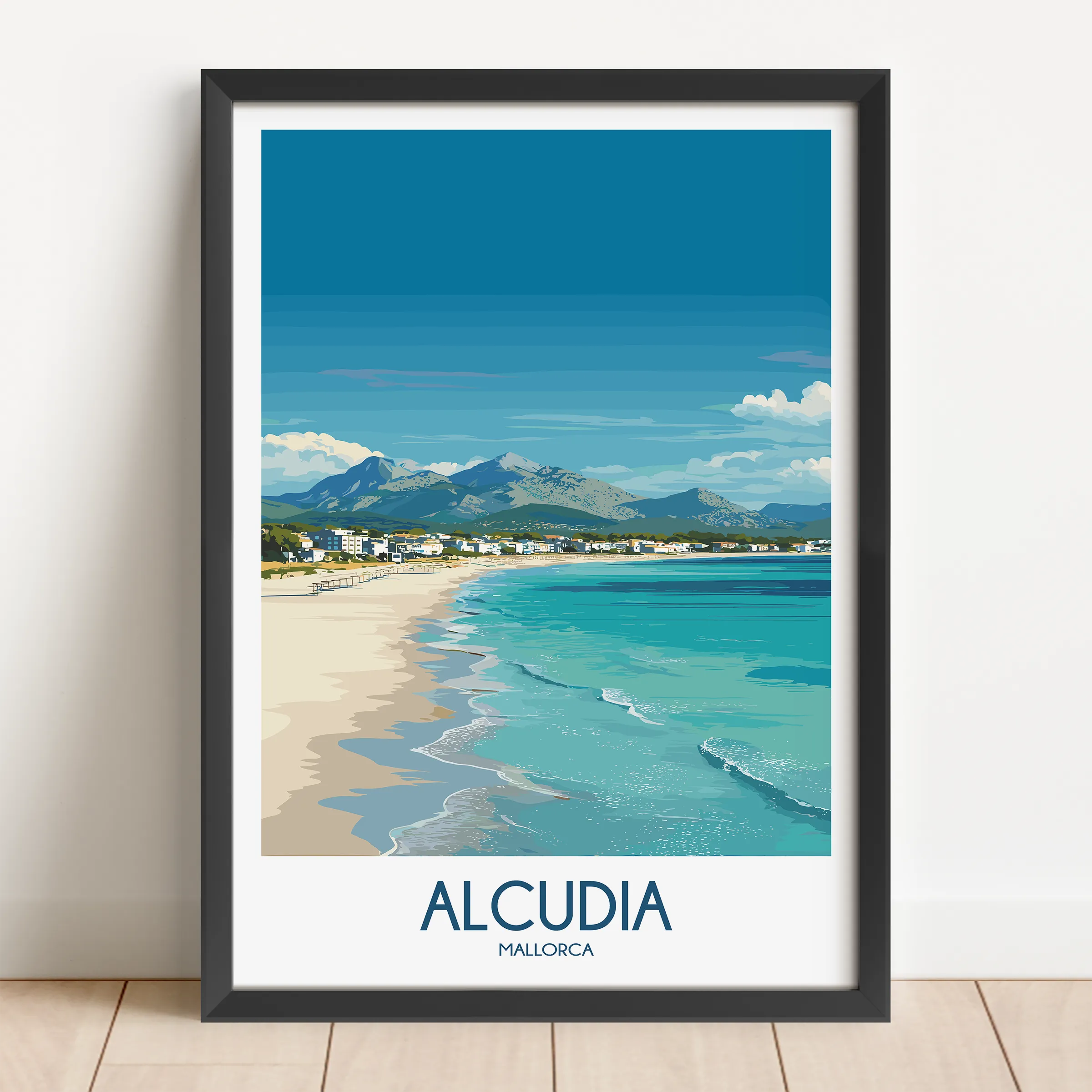 Alcudia Souvenir Poster Print