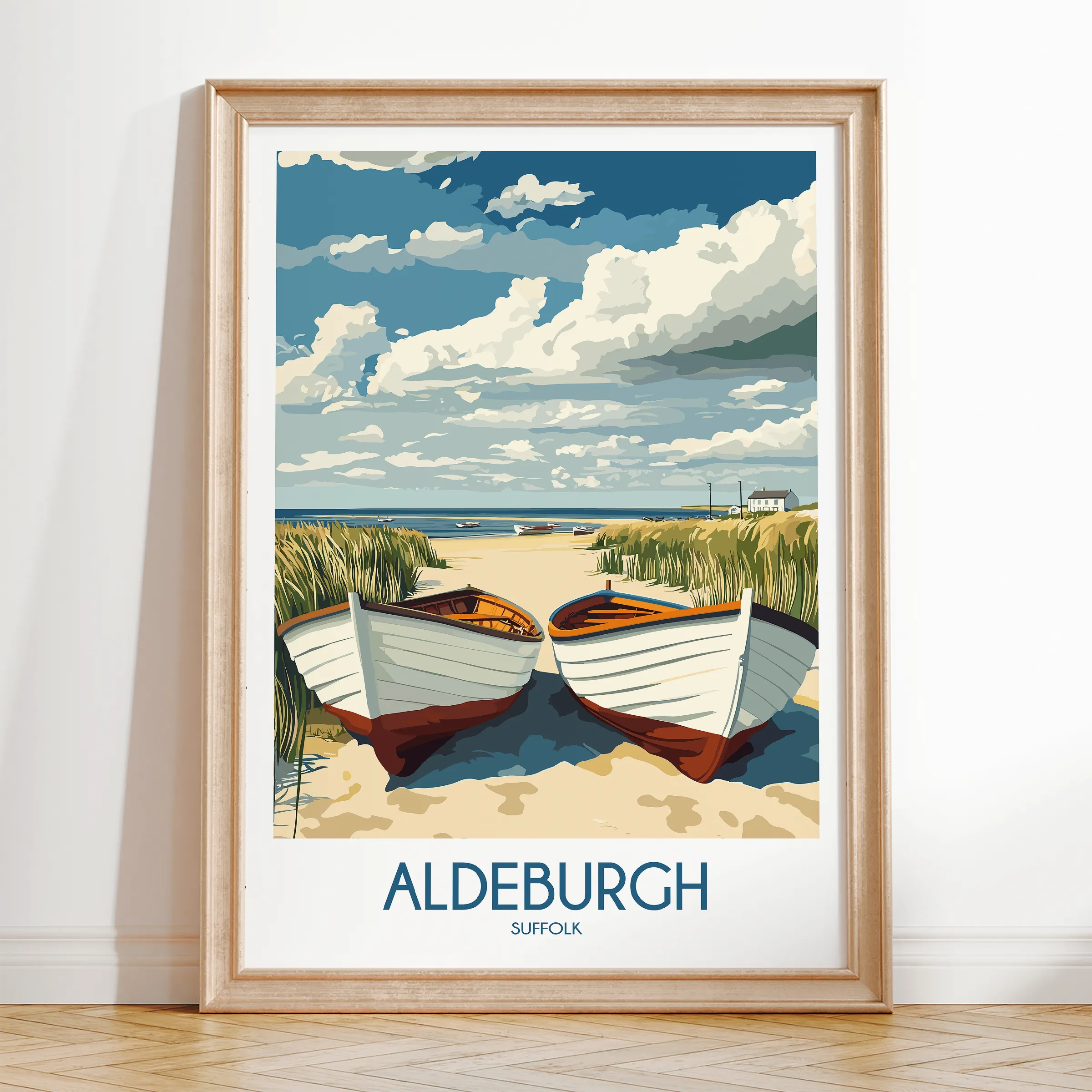 Aldeburgh Modern Travel Poster