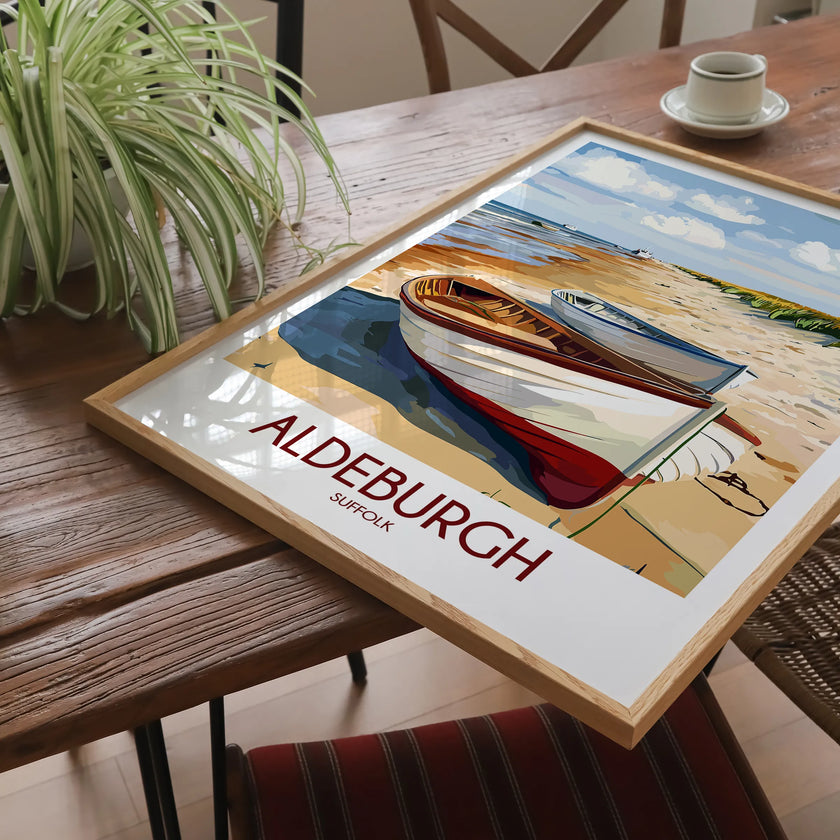 Aldeburgh Modern Travel Poster