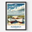 Aldeburgh Retro Travel Illustration