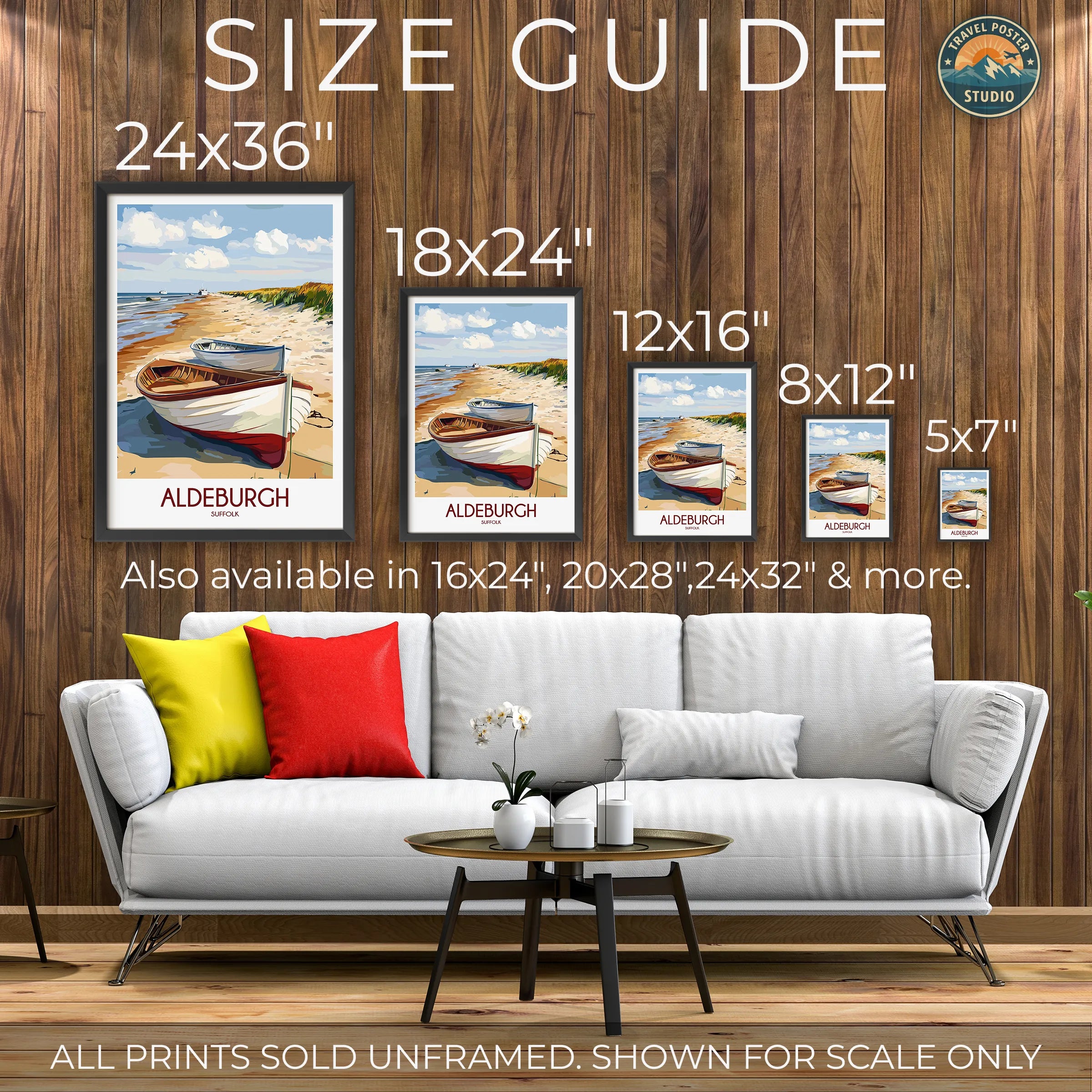 Aldeburgh Souvenir Poster Print
