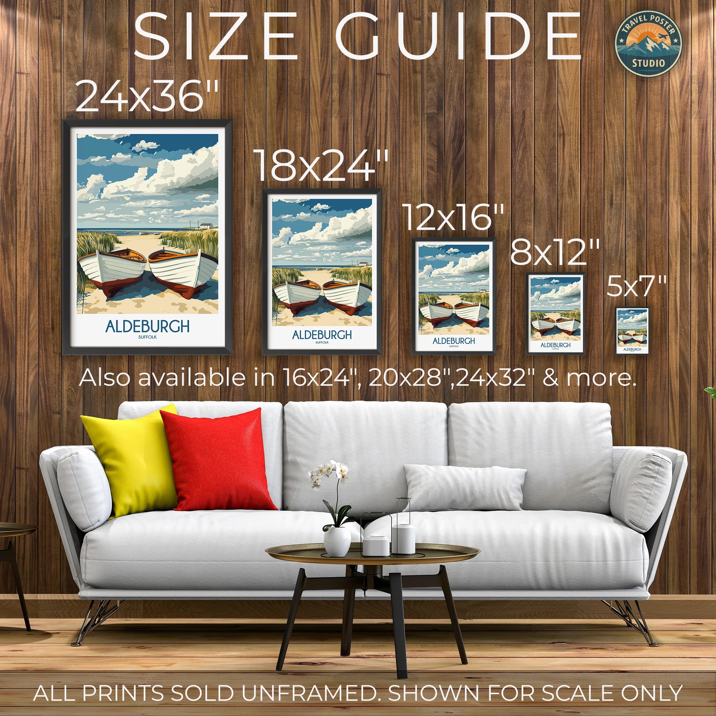 Aldeburgh Vintage Style Print