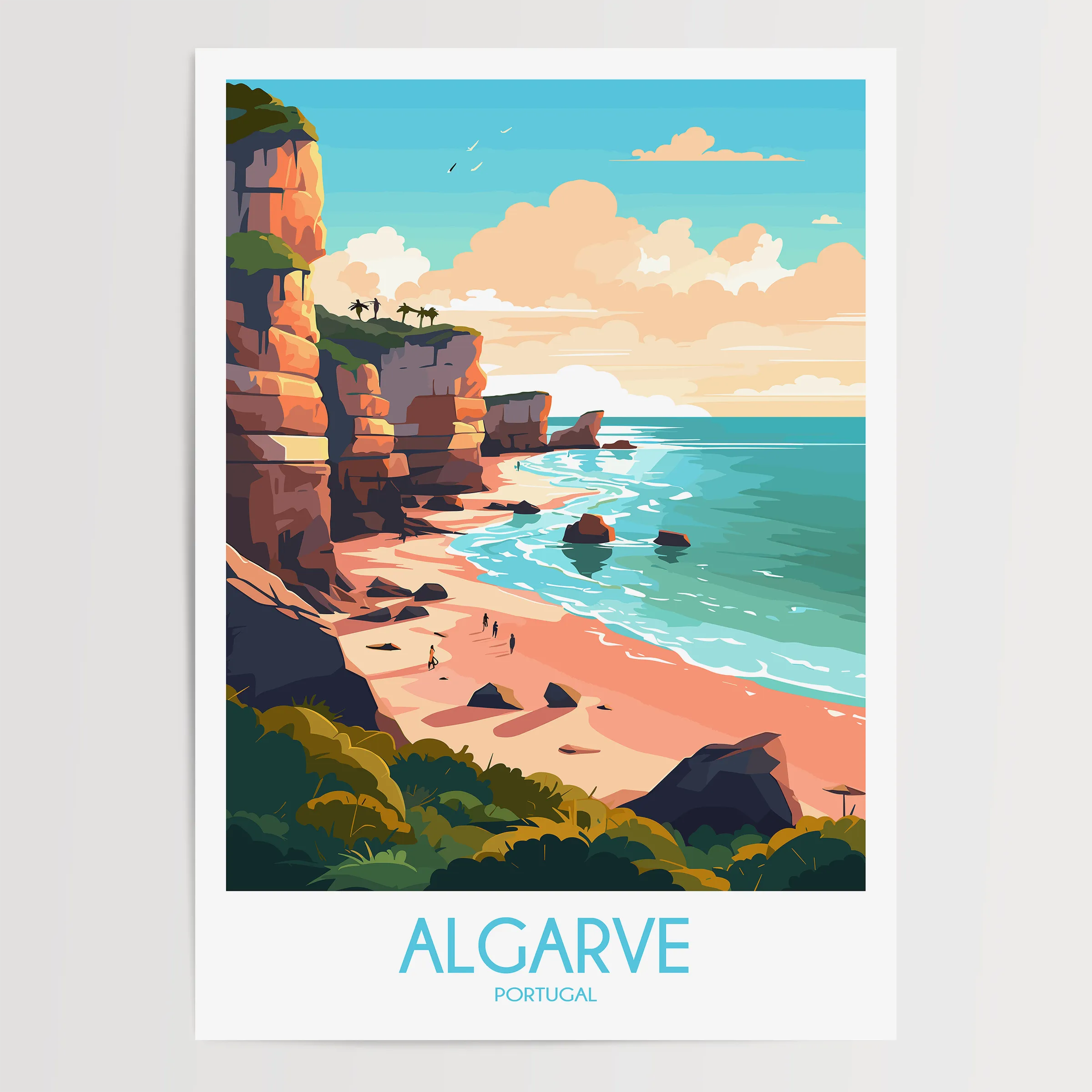 Algarve Minimalist Wall Art