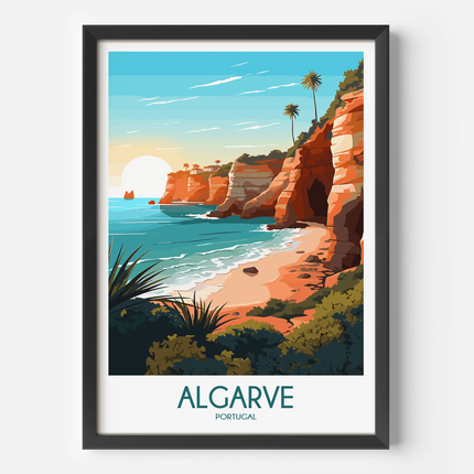 Algarve Souvenir Poster Print