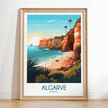 Algarve Vintage Style Print