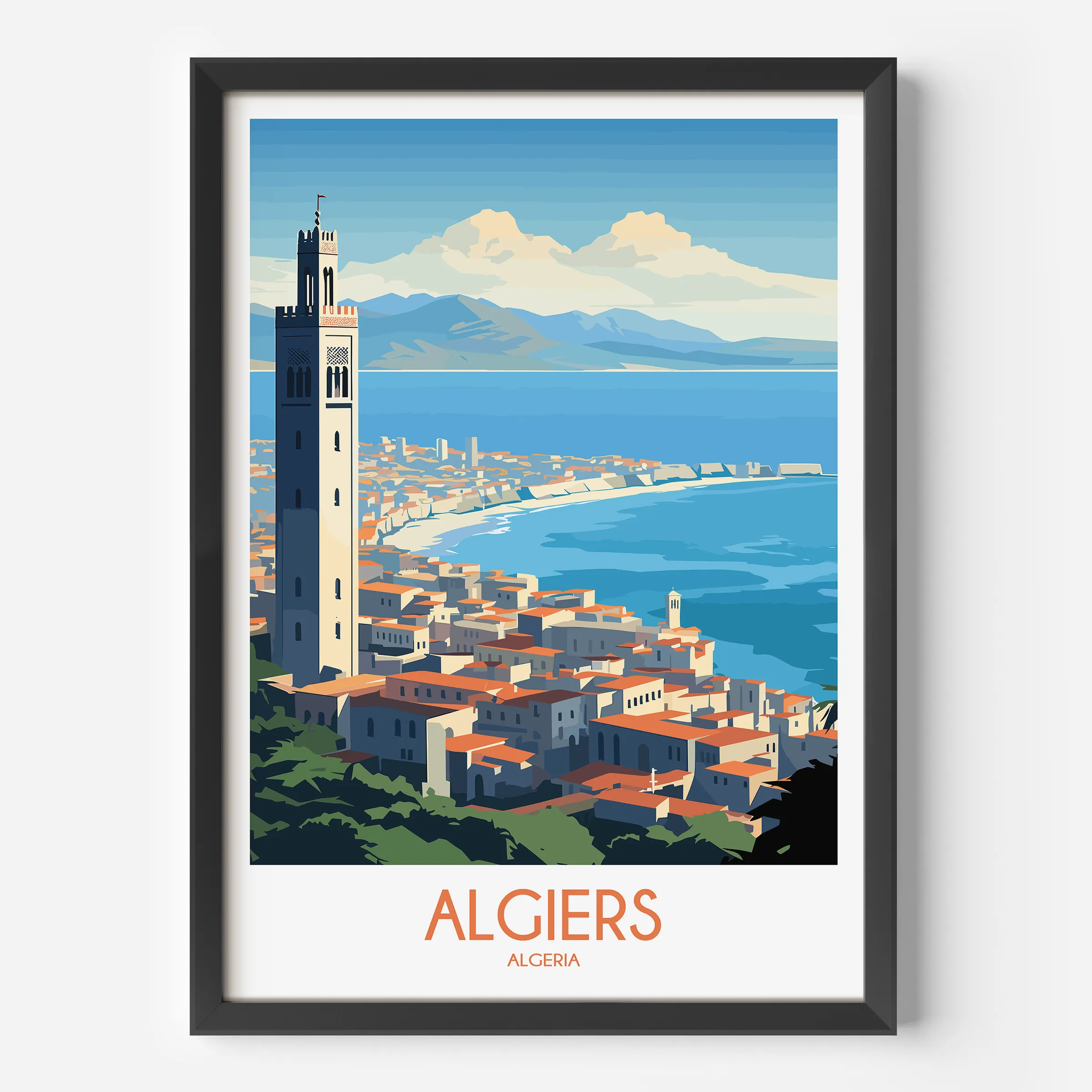 Algiers Minimalist Wall Art