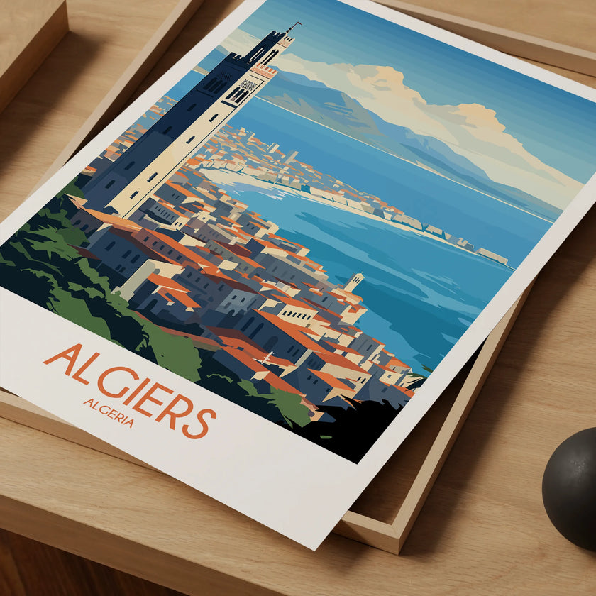 Algiers Scenic Landscape Art