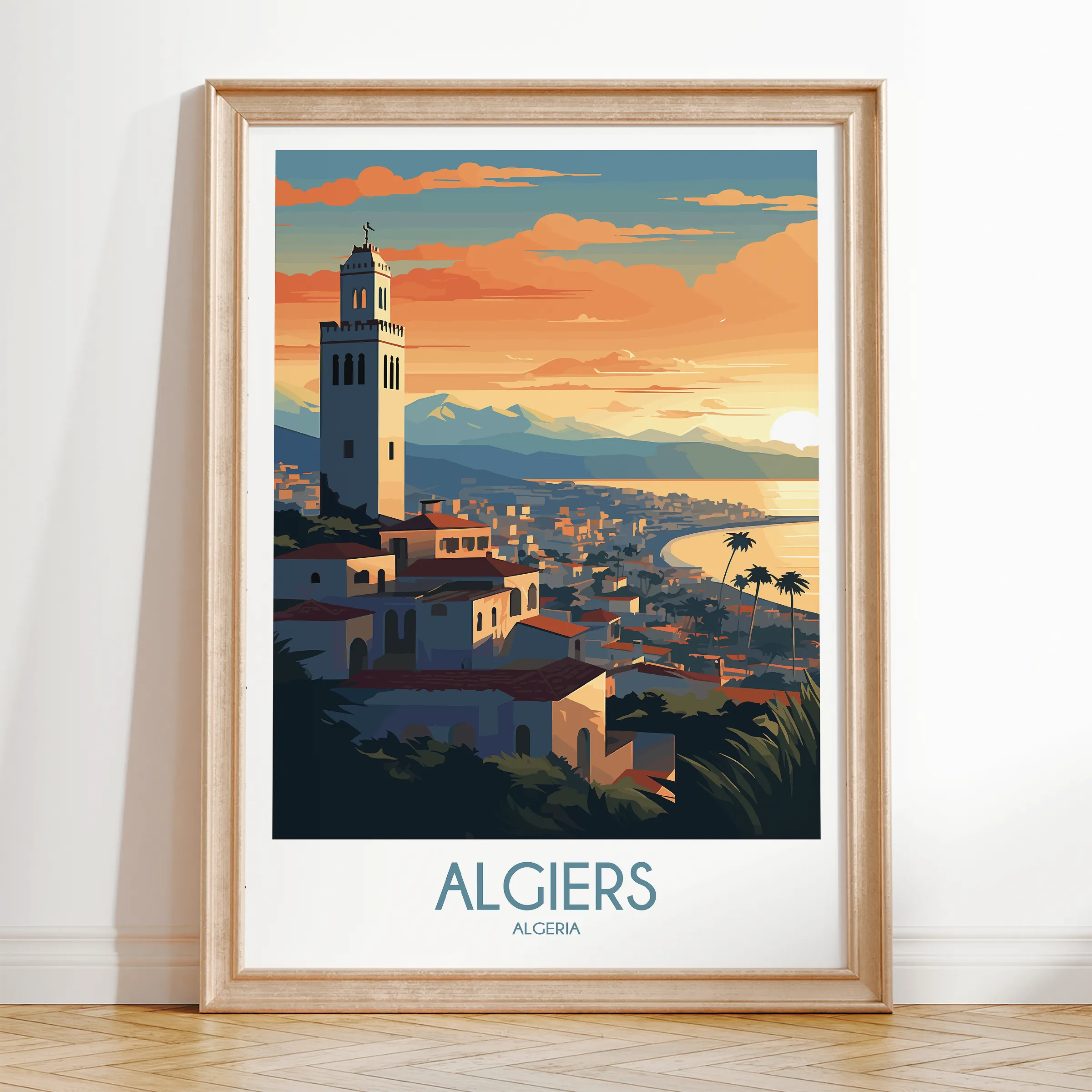 Algiers Souvenir Poster Print
