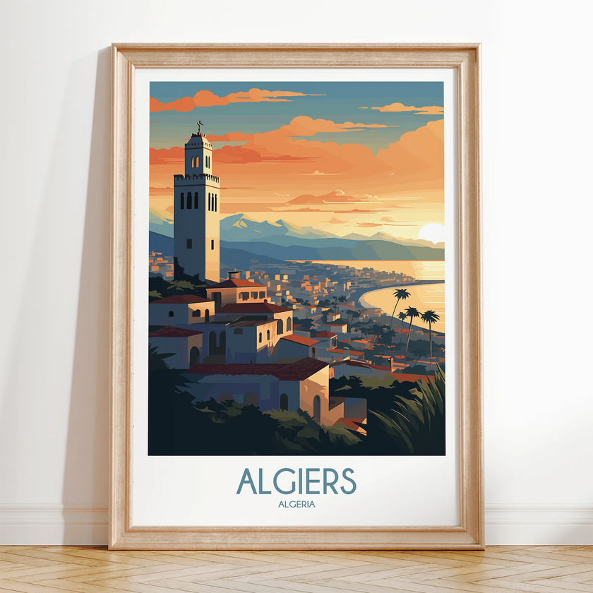 Algiers Souvenir Poster Print