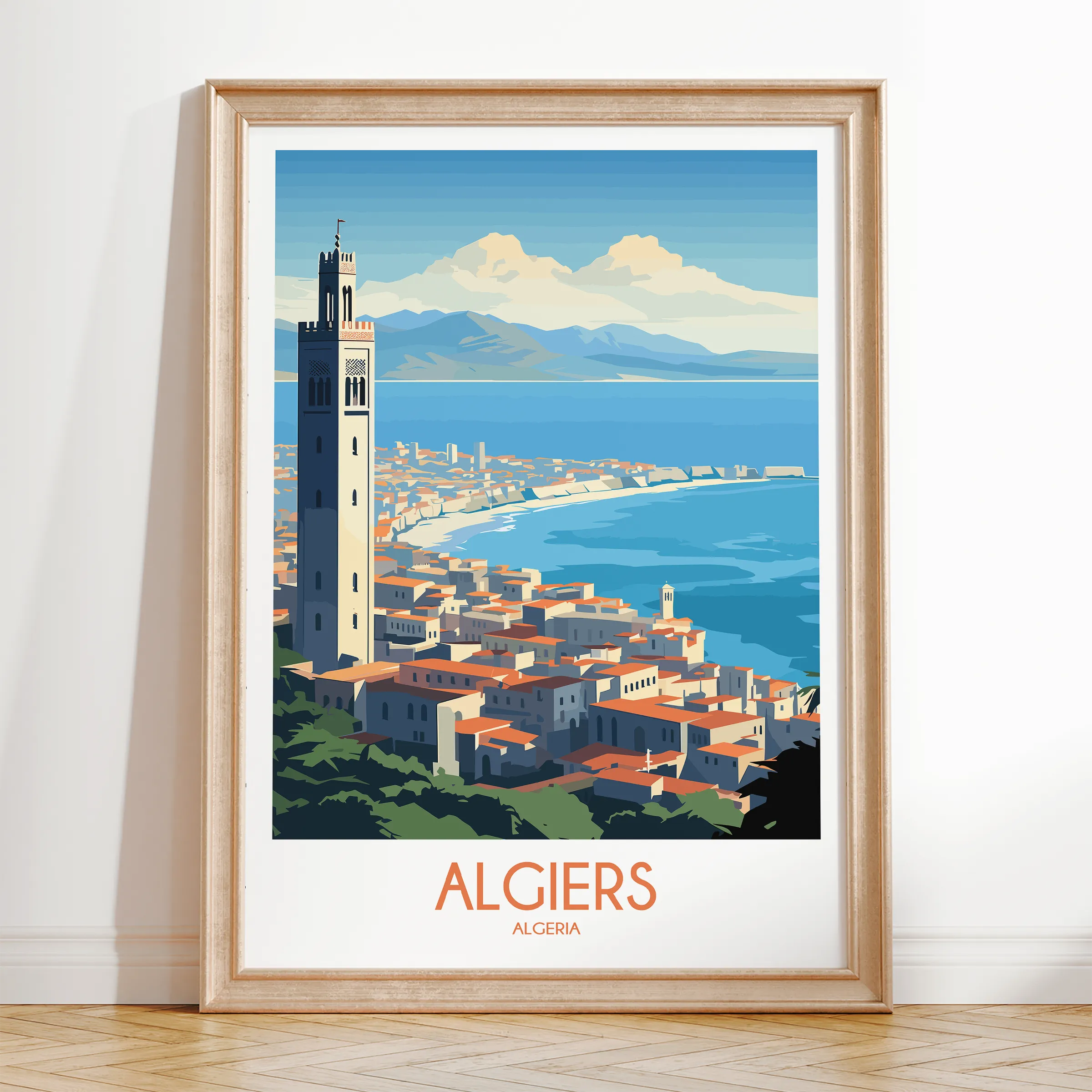 Algiers Souvenir Poster Print