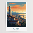 Algiers Vintage Style Print