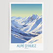 Alpe D'Huez Destination Art Gift