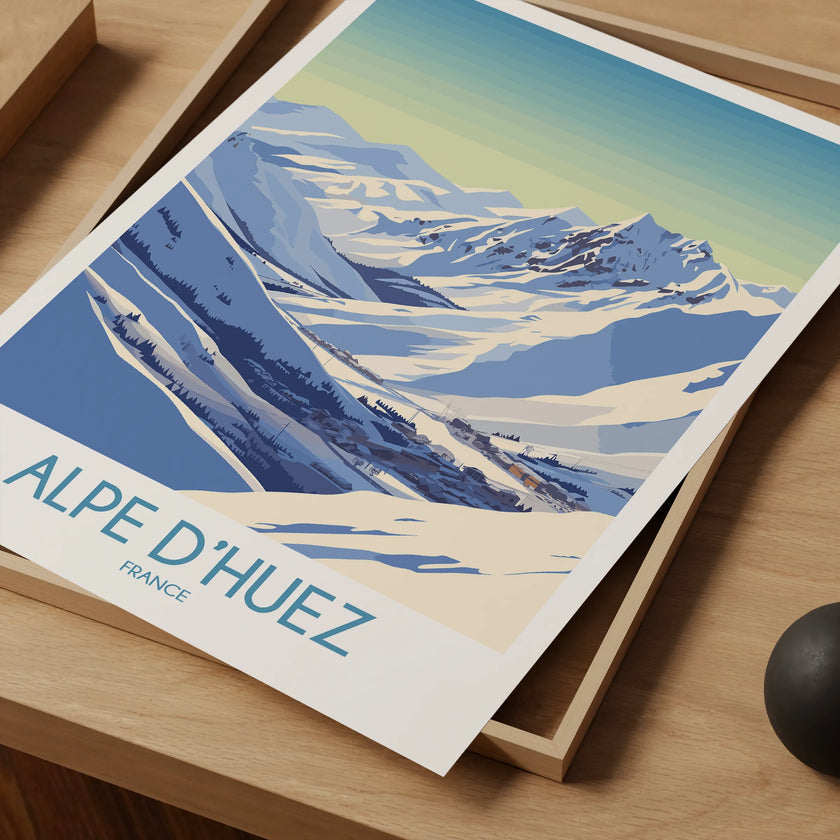 Alpe D'Huez Minimalist Wall Art