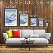 Alpe D'Huez Modern Travel Poster