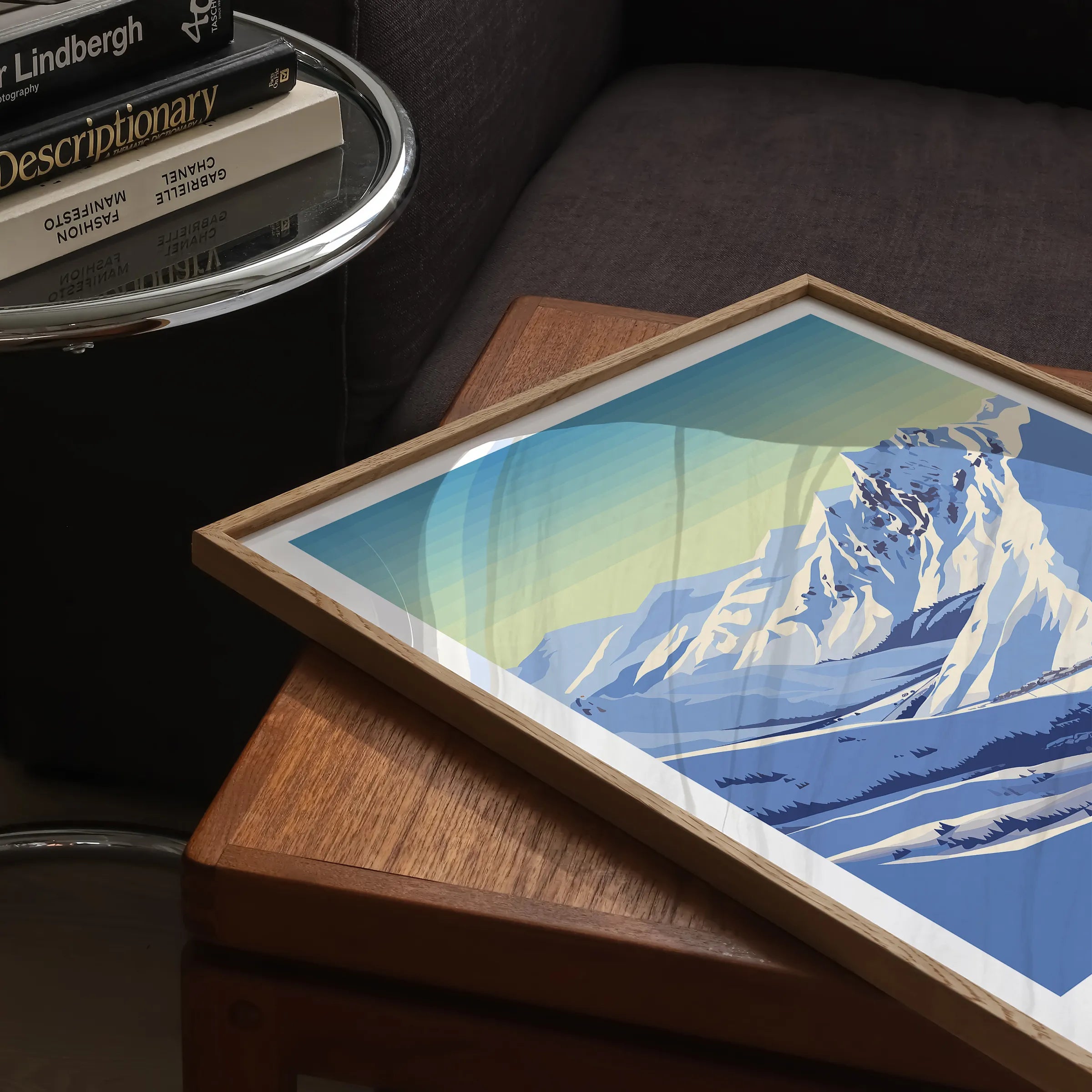 Alpe D'Huez Scenic Landscape Art