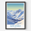 Alpe D'Huez Scenic Landscape Art