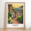 Alsace Destination Art Gift