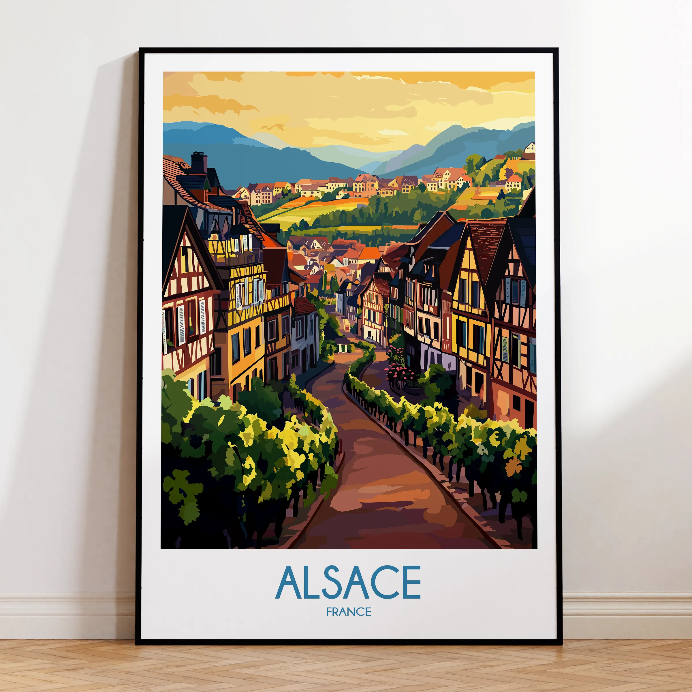Alsace Minimalist Wall Art