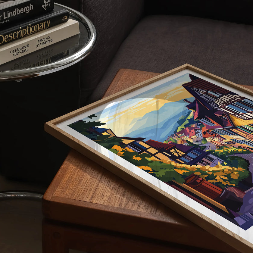 Alsace Scenic Landscape Art