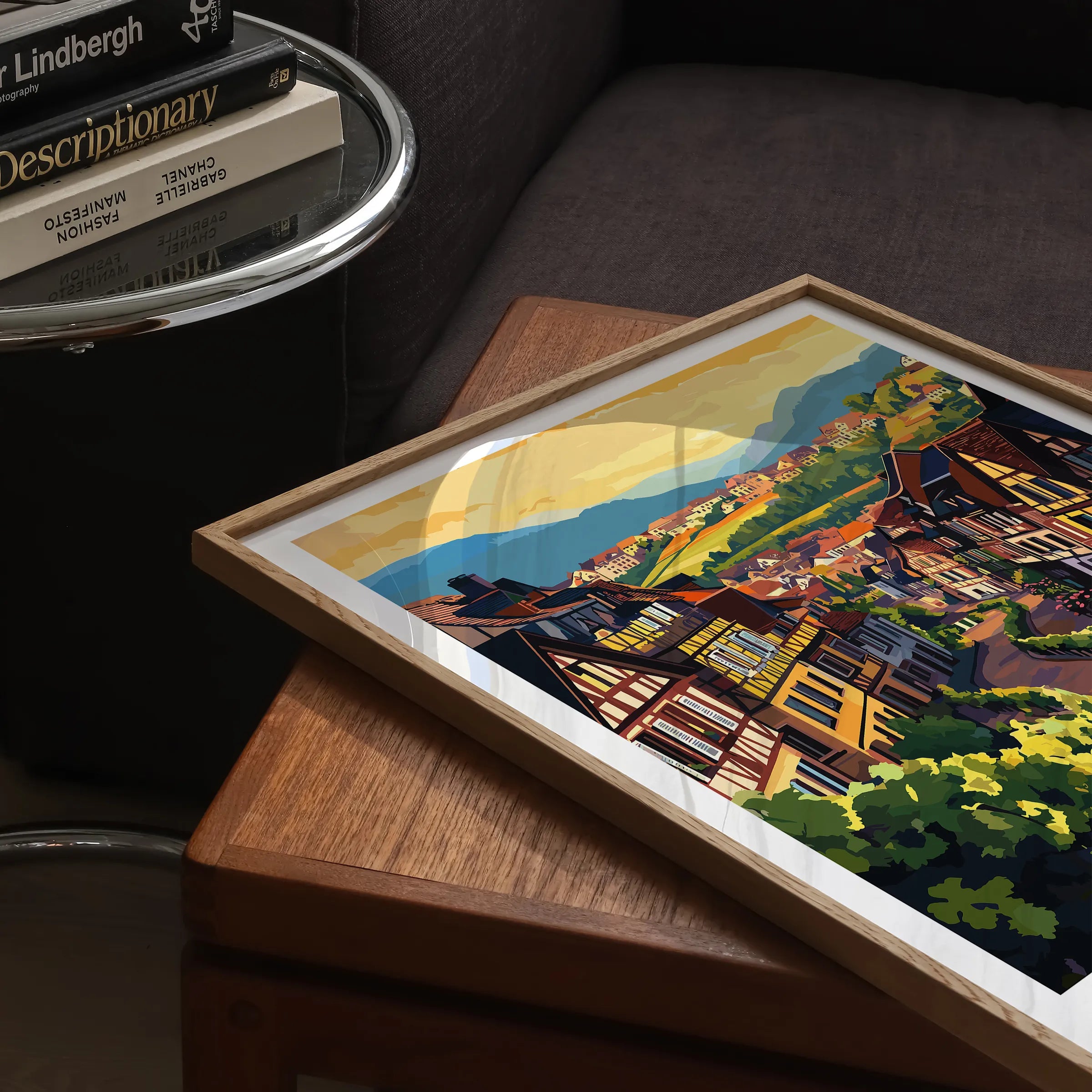 Alsace Scenic Landscape Art