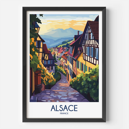 Alsace Scenic Landscape Art