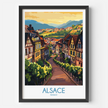 Alsace Scenic Landscape Art