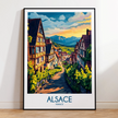 Alsace Scenic Landscape Art
