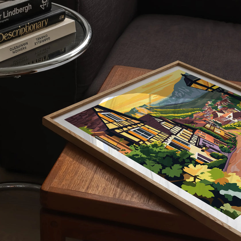 Alsace Souvenir Poster Print