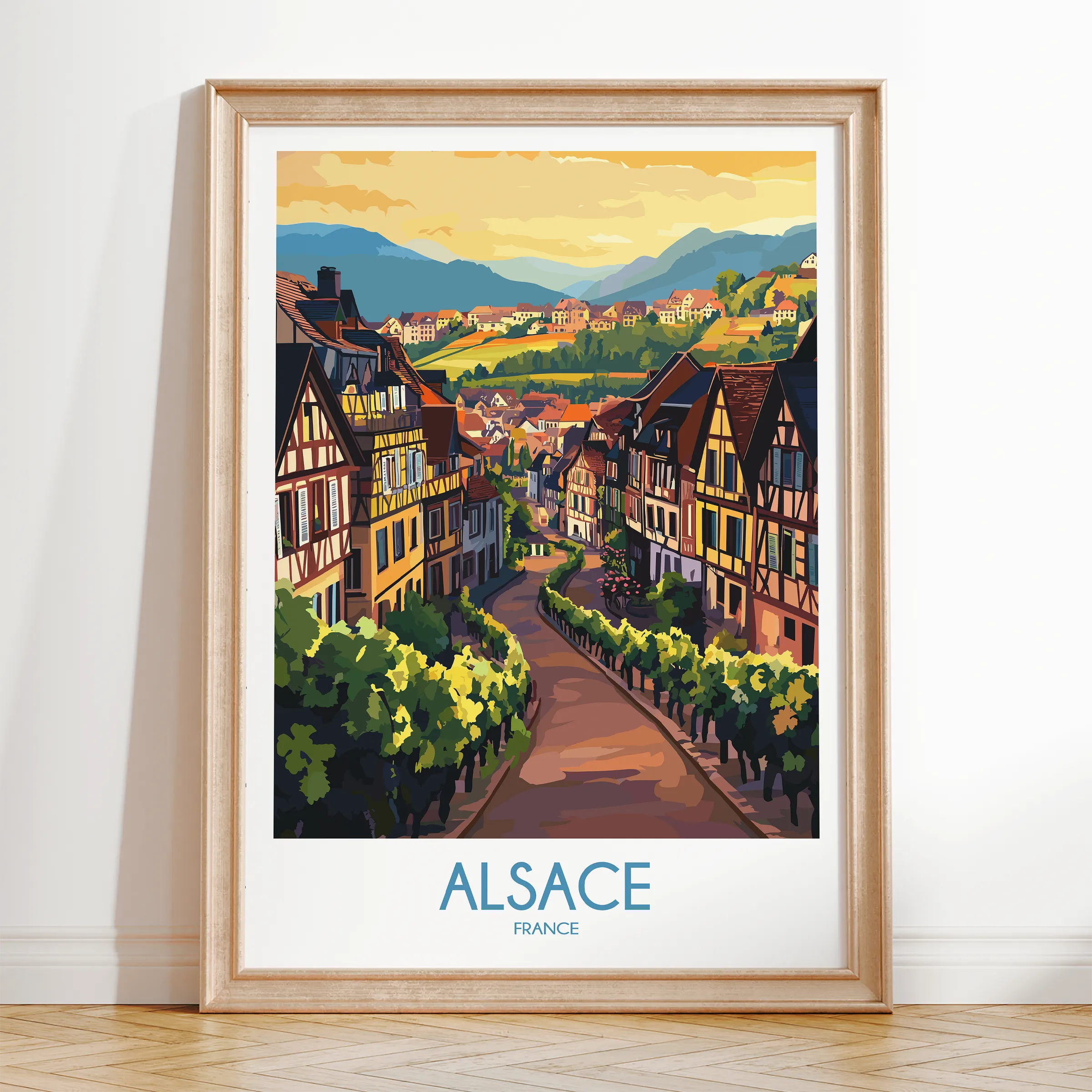 Alsace Souvenir Poster Print