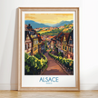 Alsace Souvenir Poster Print