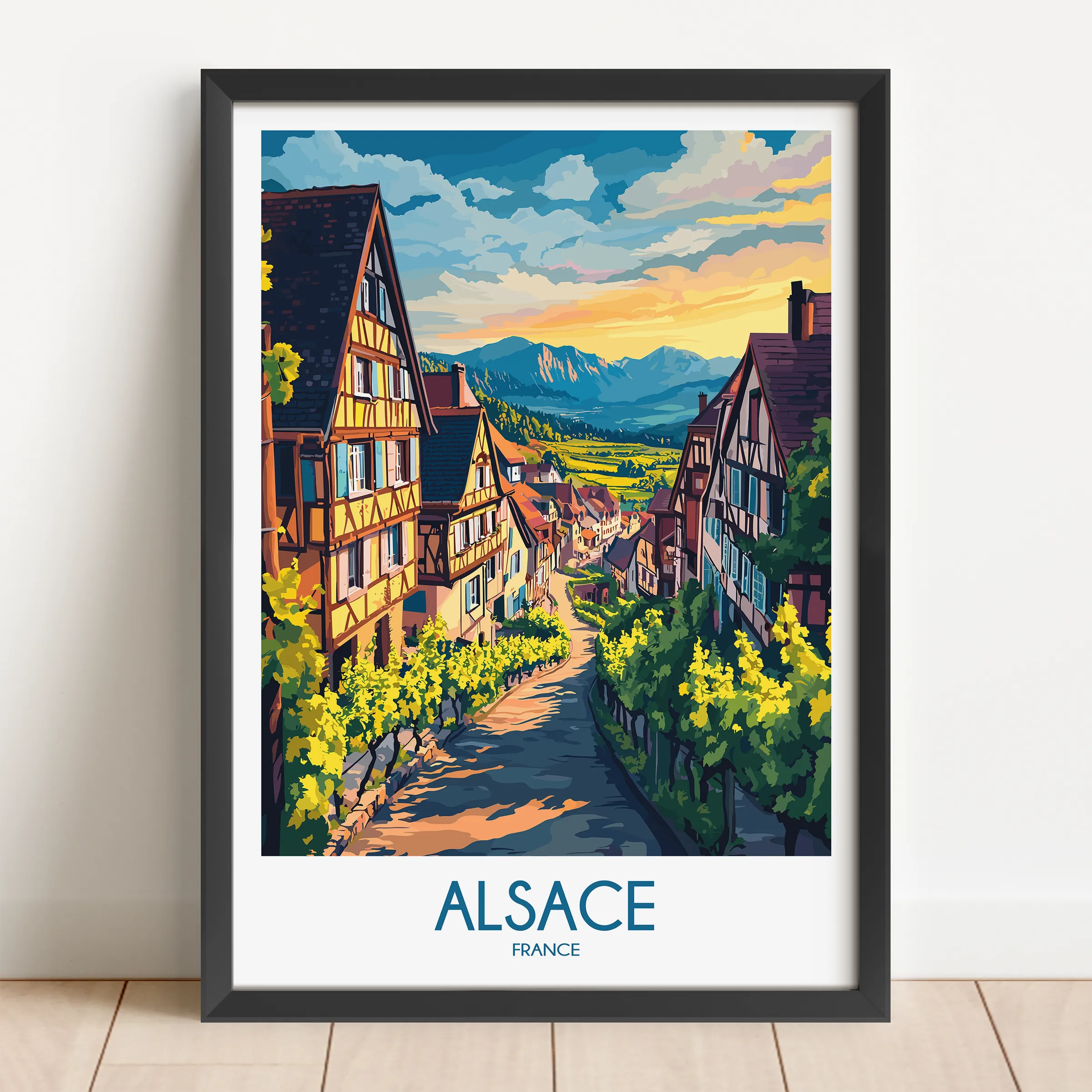 Alsace Souvenir Poster Print