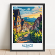 Alsace Souvenir Poster Print