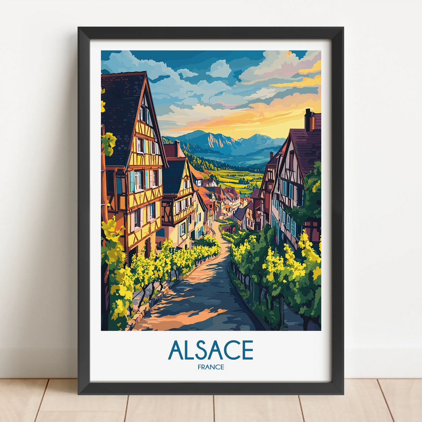 Alsace Souvenir Poster Print