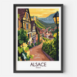 Alsace Souvenir Poster Print