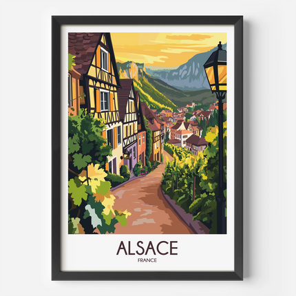 Alsace Souvenir Poster Print