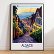 Alsace Souvenir Poster Print