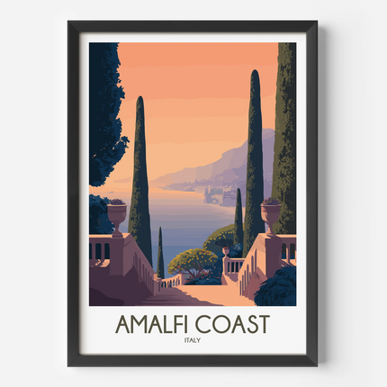 Amalfi Coast Destination Art Gift