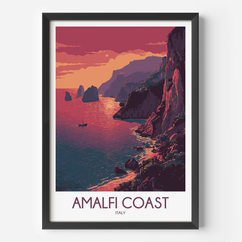 Amalfi Coast Gallery Quality Print